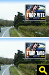 Vitesse : une campagne d'affichage au bord des routes